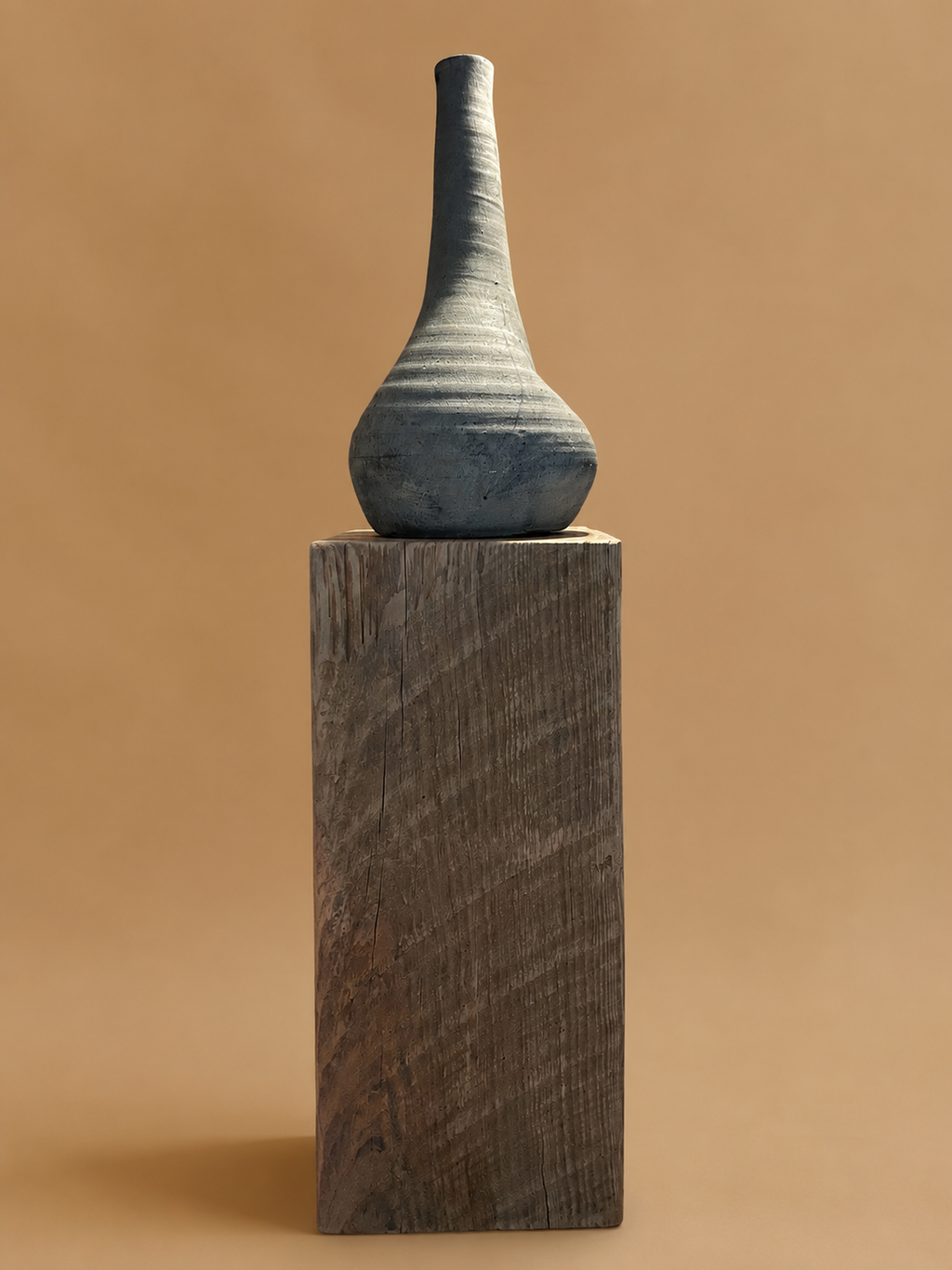 Vasija africana de calidad museo - Escultura ghanesa de arcilla hecha a mano