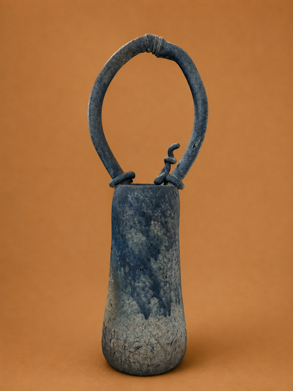Brutalist Midcentury Studio Ceramic Sculpture Vessel, circa 1950's