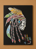 Retrato de un jefe, por Leon Collins - (101,6 cm x 76,2 cm)