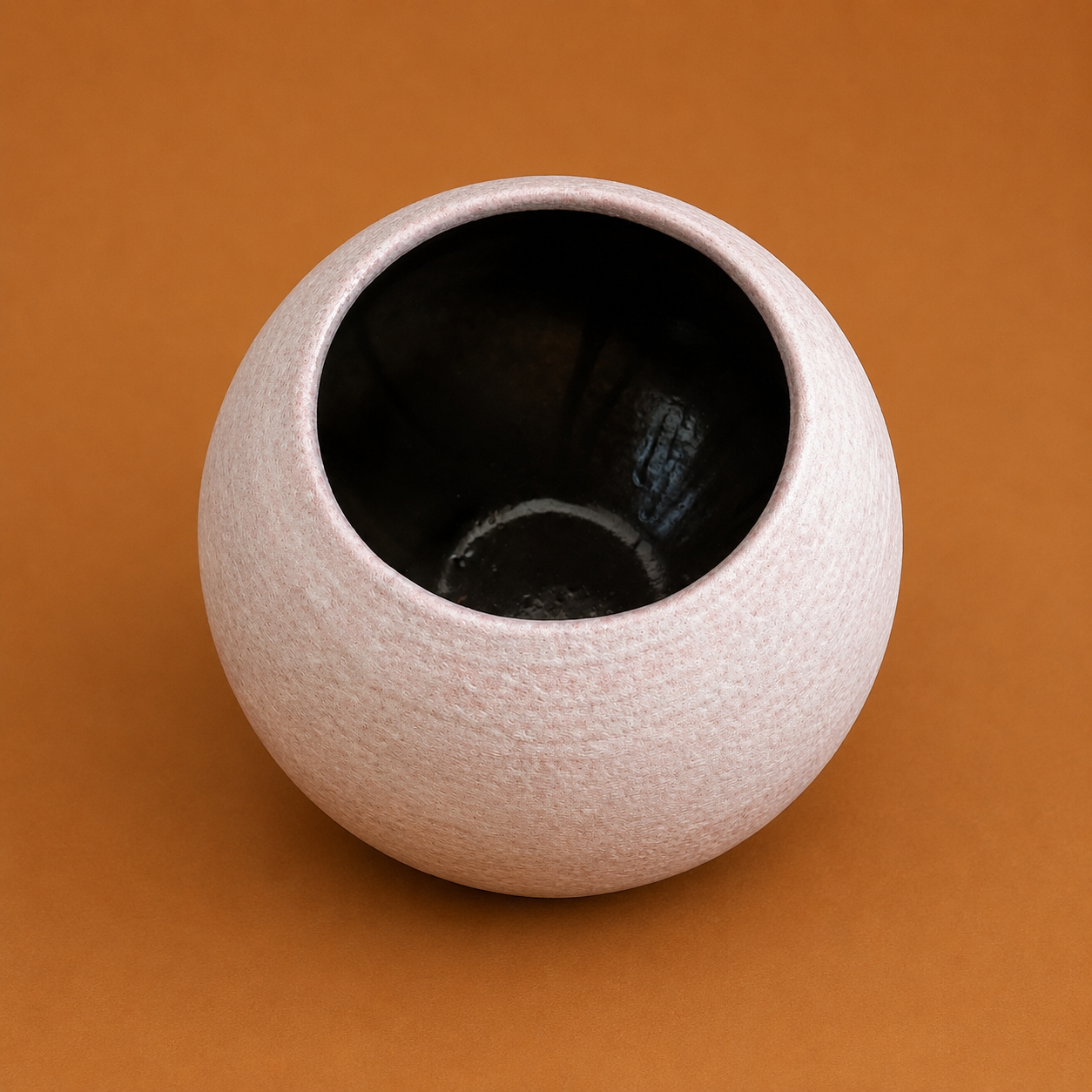 Modern Studio Pottery, Hand-Thrown Organic Vessel