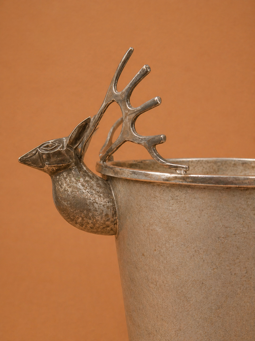 Italian Stag Ice Bucket, c. 1960